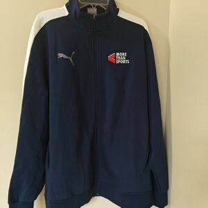 Puma Men's Navy Blue Track Jacket